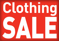 Clothing on sale!